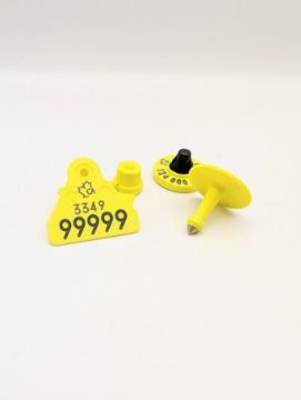 Show details for Allflex White-tailed Deer 10 Pack FDX + 1in Visual Set CCIA Picture of Allflex White-tailed Deer 10 Pack FDX + 1in Visual Set CCIA